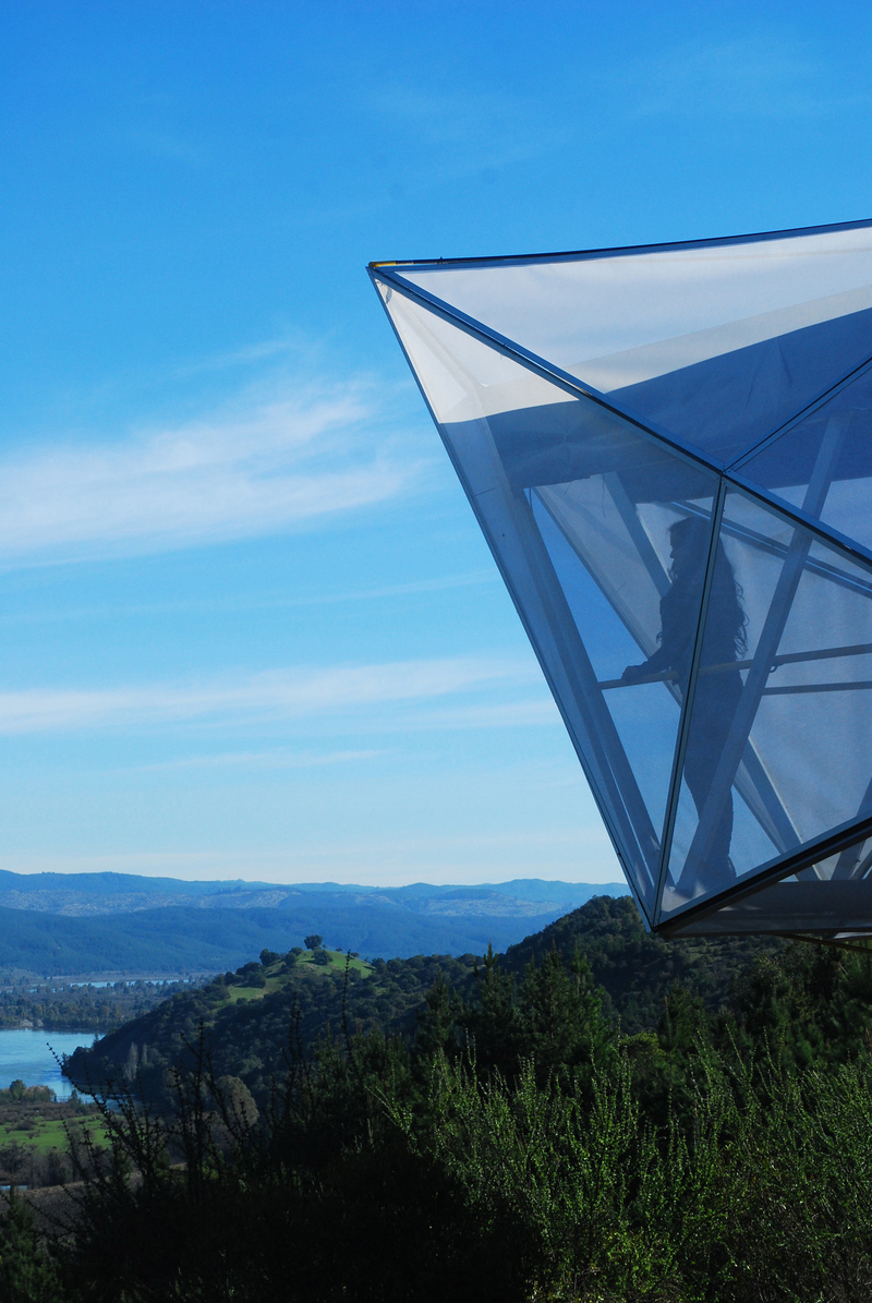Illustration for article titled An Alien Cocoon? No, It's an Alpine Shelter For Mountain Bikers